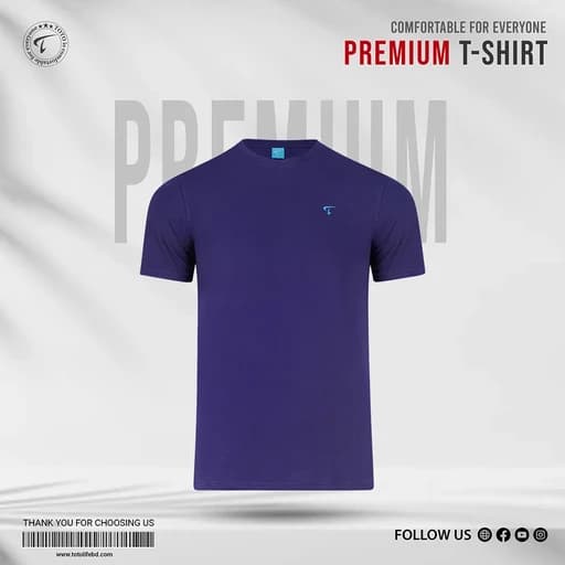 Premium Short Sleeve Tees - Blue Depths