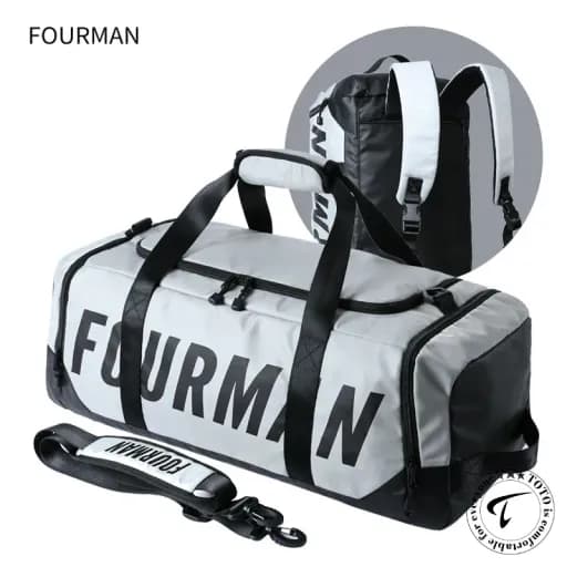 FOURMAN 5532 Professional 40L Gym, Travel & Duffle Bag – CrossFit, Football, Jiu-Jitsu & Fitness Duffle Backpack