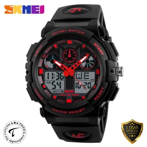 SKMEI 1270 Dual Time Sports Watch – Stylish & Durable
