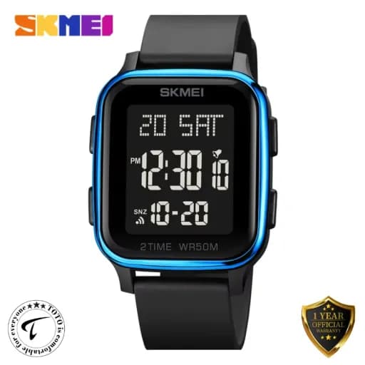 SKMEI 1858 Digital Sports Watch – Stylish & Durable
