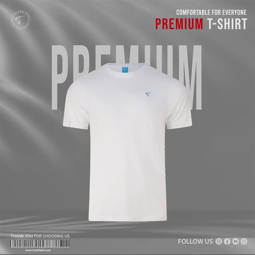 Premium Short Sleeve Tees - Bright White
