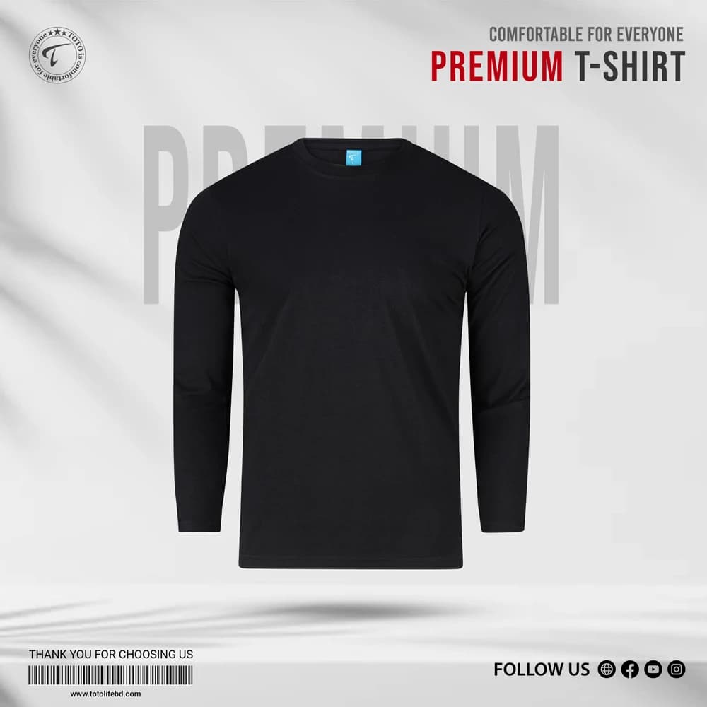 Premium Long Sleeve Tees - Black Beauty