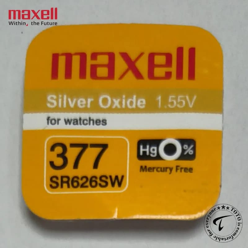 MAXELL 377 (SR626SW) Long Lasting Watch & Calculator Battery – 1 Piece
