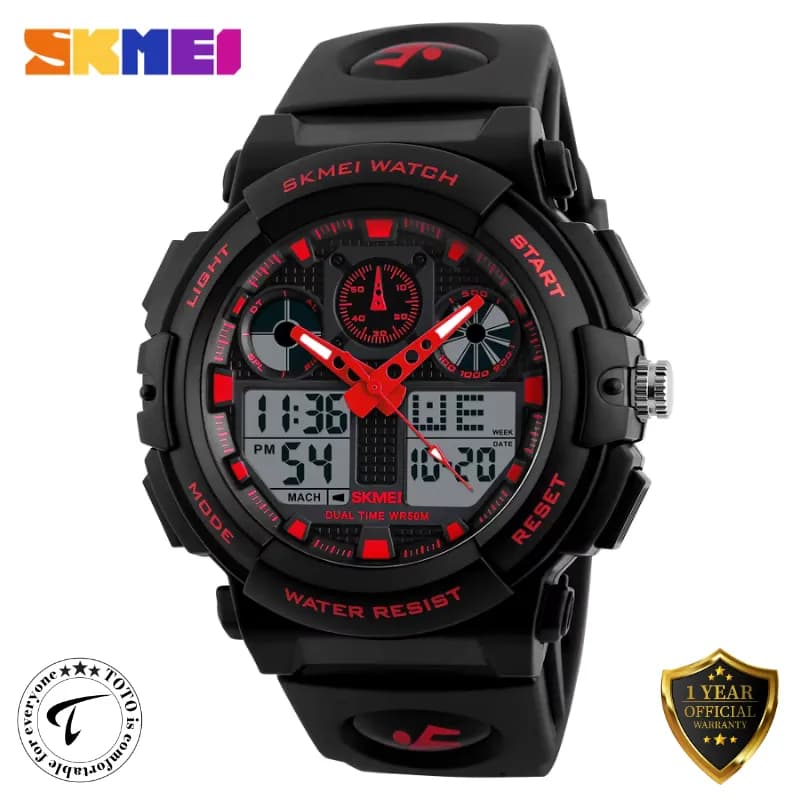 SKMEI 1270 Dual Time Sports Watch – Stylish & Durable