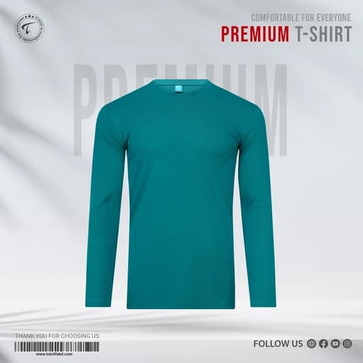Premium Long Sleeve Tees - Deep Lake