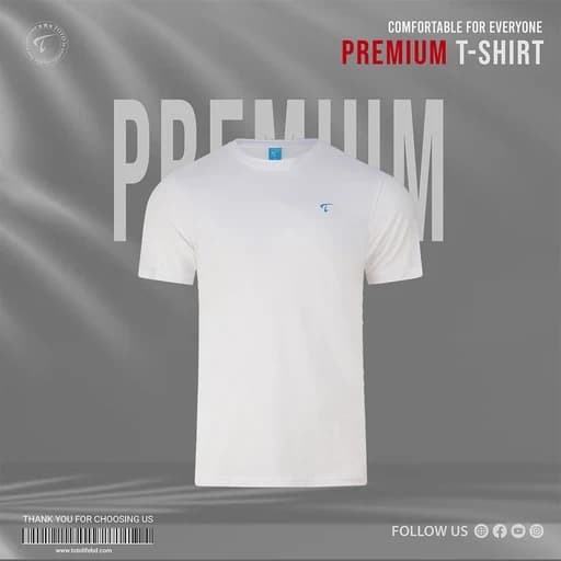 Premium Short Sleeve Tees - Bright White