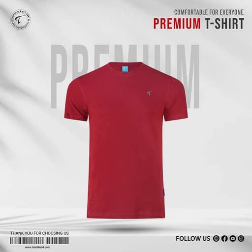 Premium Short Sleeve Tees - Sun-Dried Tomato